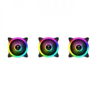 Gamdias AEOLUS M2 1203 Lite 120mm RGB PC Case & Radiator Fan (3 Fans Pack)